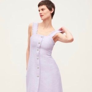 ZARA Tweed Dress in Lilac Sz Medium